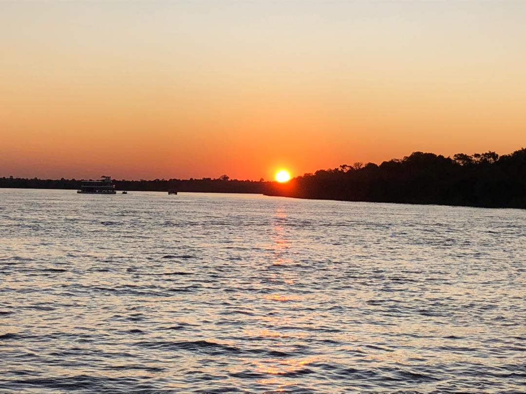 Sunset on the Zambezi River